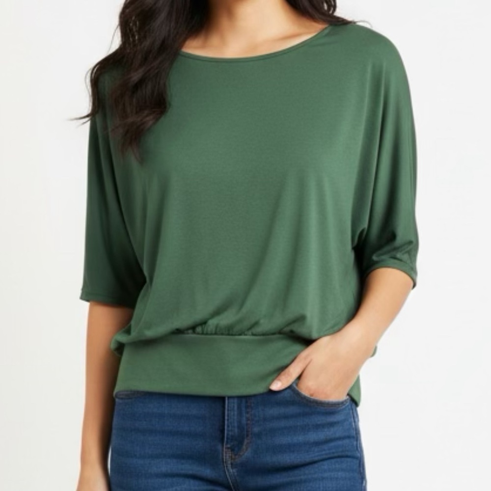 Elegant Green Women's Top